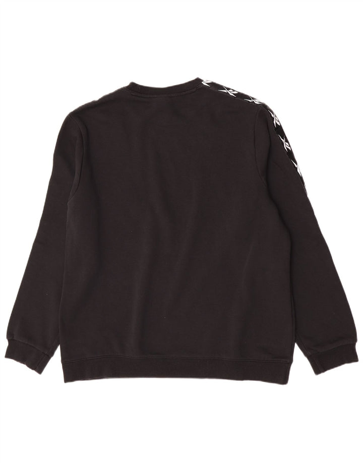 Męska bluza z grafiką Reebok XL, czarna, bawełniana