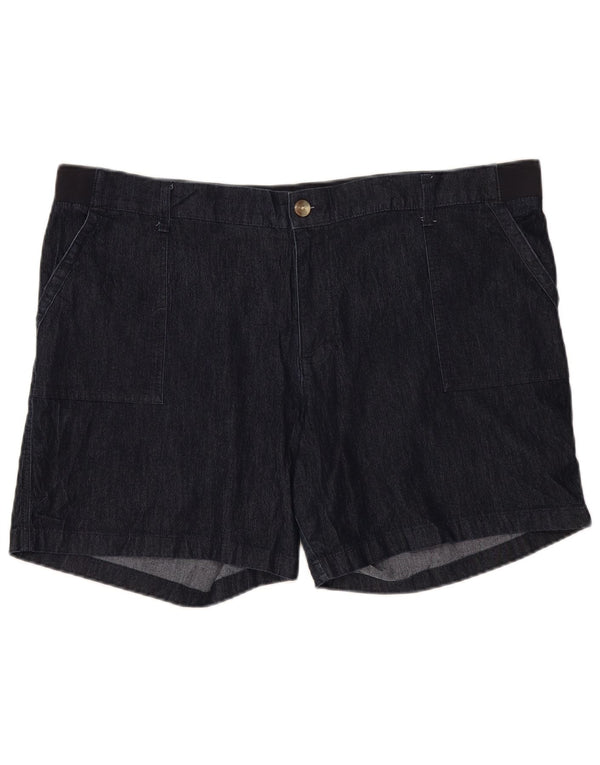 Damskie bermudy Lee ze średnim stanem i regularnym krojem W44 3XL granatowe