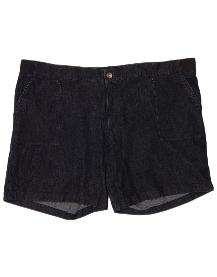 Damskie bermudy Lee ze średnim stanem i regularnym krojem W44 3XL granatowe