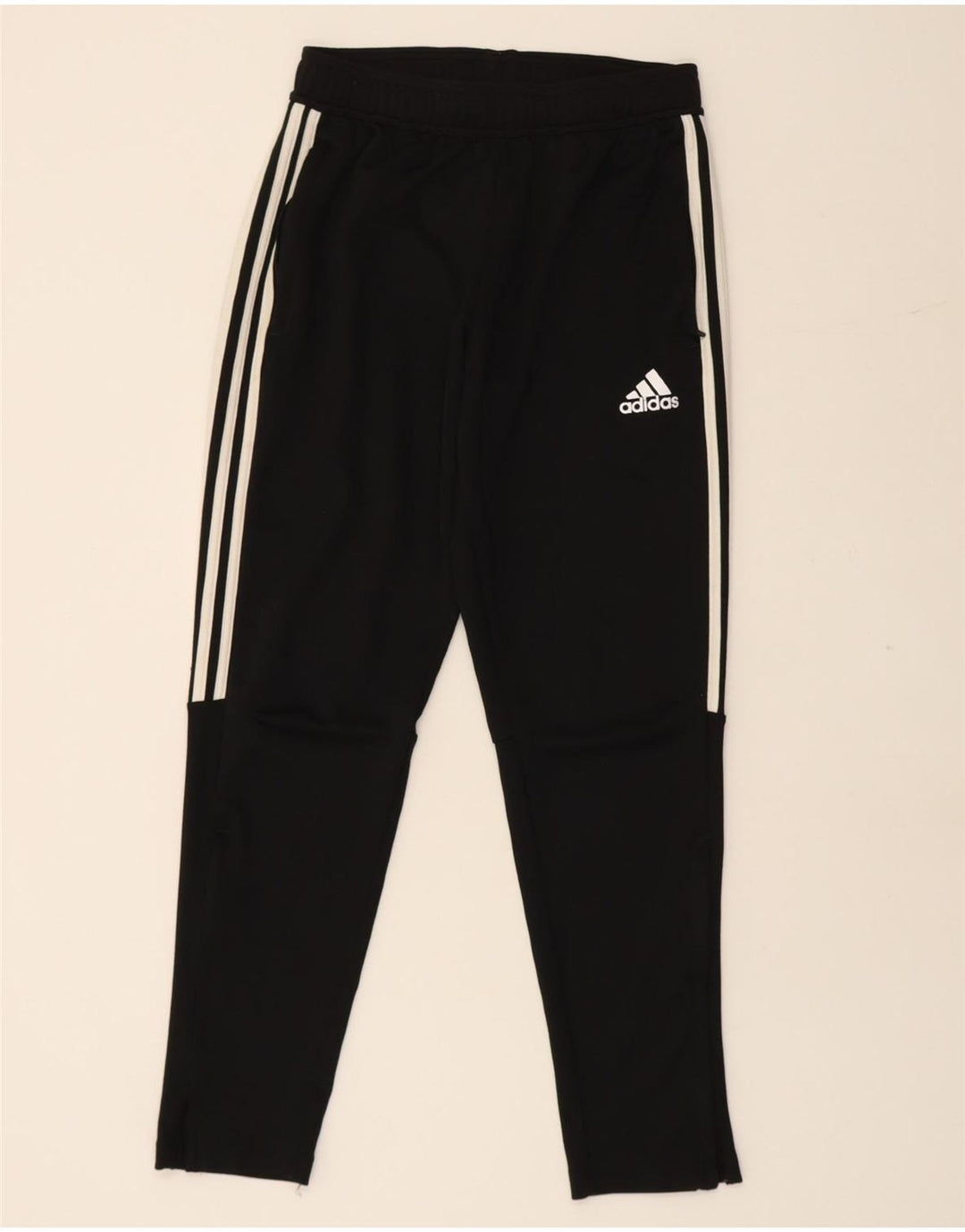 ADIDAS Womens Aeroready Tracksuit Trousers UK 12 Medium  Black Polyester