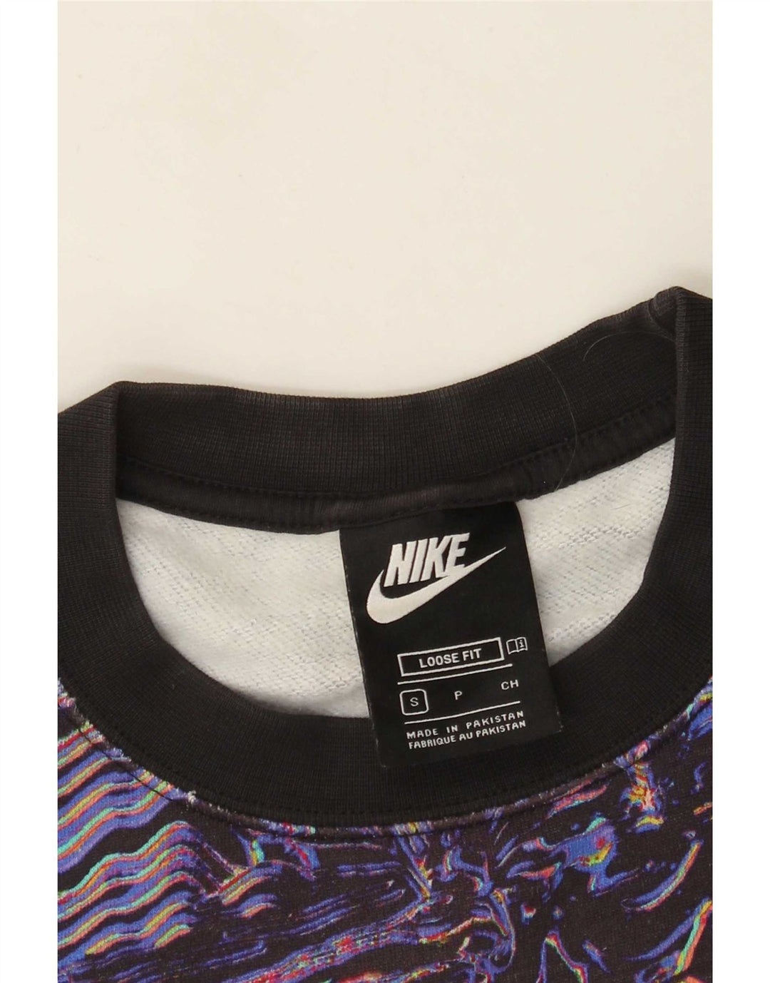 Męska bluza dresowa Nike z abstrakcyjnym wzorem, mała, wielobarwna, sportowa