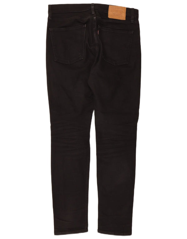 Męskie jeansy Levi's 510 Skinny W31 L32 Czarna bawełna