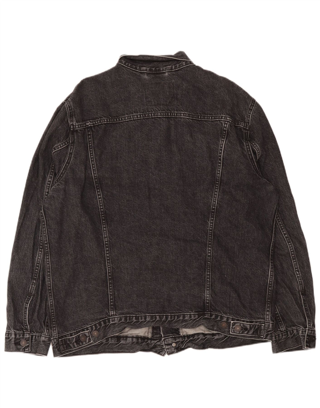 Męska kurtka dżinsowa Levi's UK 44 2XL Czarna bawełniana