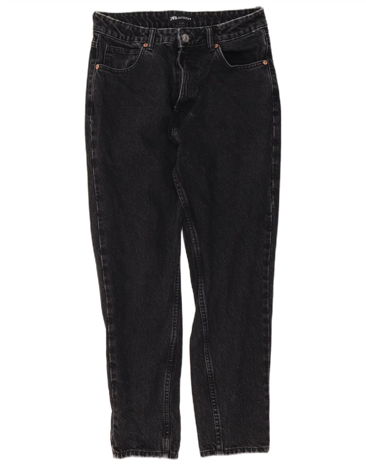 Damskie jeansy zwężane Zara EU 40 Medium W30 L27 Czarne