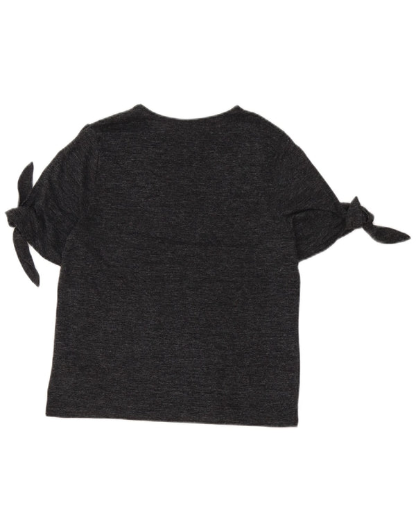 T-shirt damski Zara Top UK 12 Średni szary, nakrapiany poliester