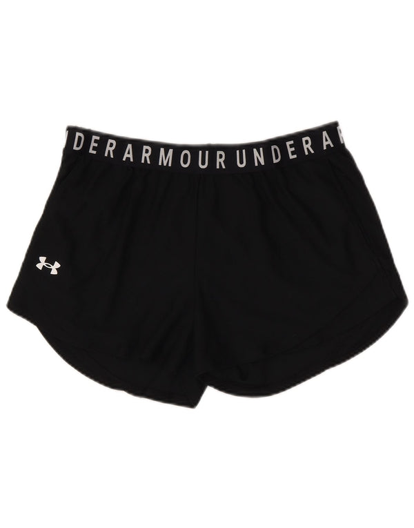 Damskie spodenki sportowe UNDER ARMOUR Heat Gear Graphic UK 14, duże, czarne