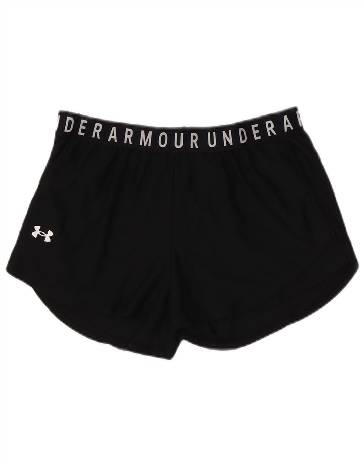 Damskie spodenki sportowe UNDER ARMOUR Heat Gear Graphic UK 14, duże, czarne