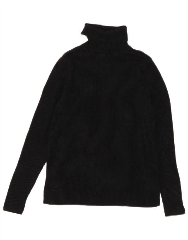 Marks & Spencer Damski sweter z okrągłym dekoltem, UK 12, średni czarny