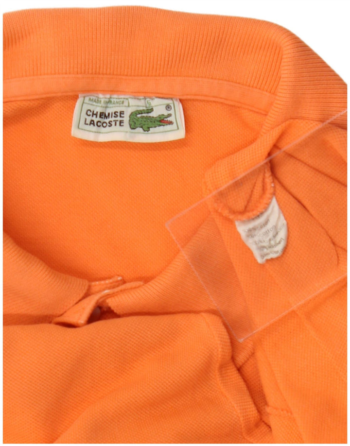 Męska koszulka polo LACOSTE, rozmiar 5, duża, pomarańczowa, bawełniana