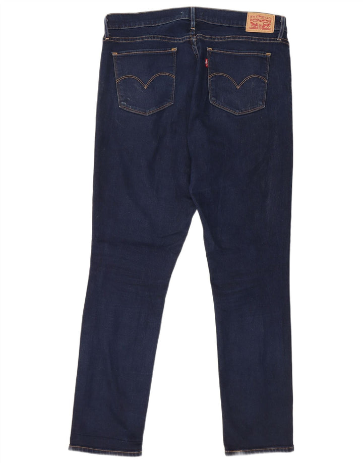 Damskie jeansy Levi's 312 Shaping W32 L30 Niebieska bawełna