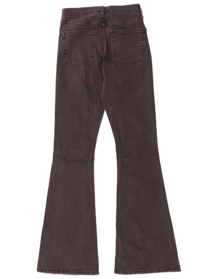 Damskie jeansy Topshop Jamie Flared W28 L32 Szara bawełna