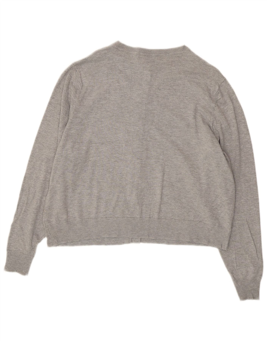 MARKS & SPENCER Womens Cardigan Sweater UK 14 Large Grey