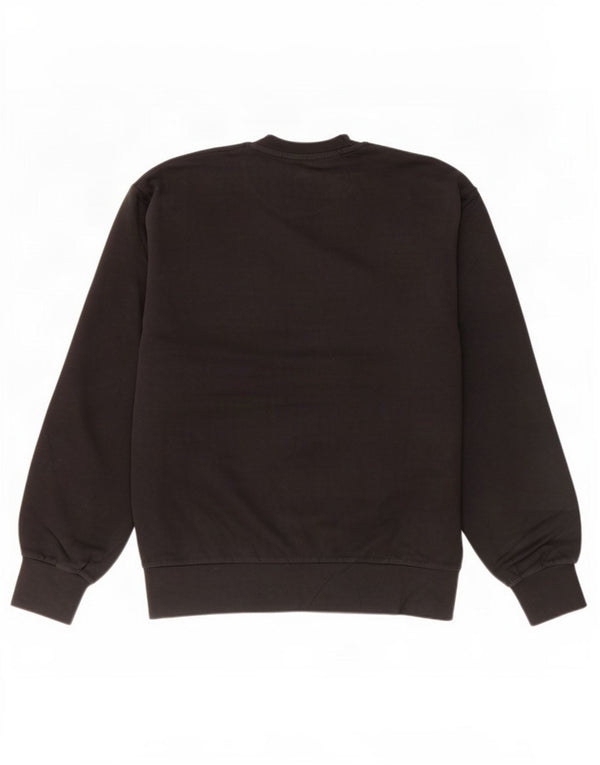 Adidas Mens Sweatshirt Jumper Small Black Cotton