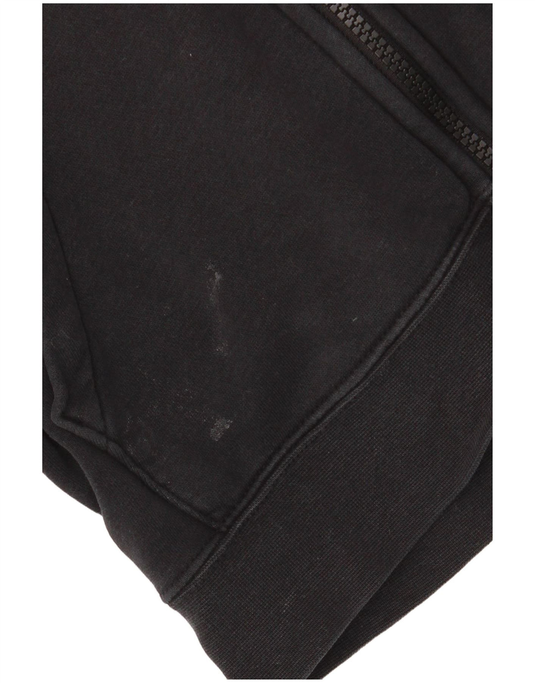 Damski sweter oversize z kapturem i zamkiem NIKE UK 6 XS, czarny, bawełniany