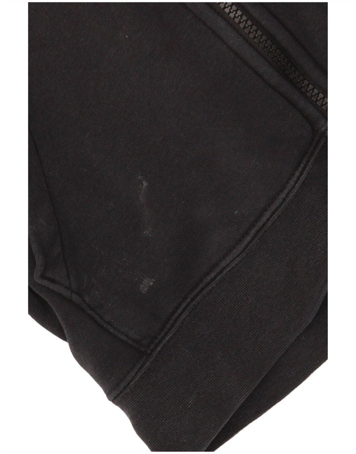 Damski sweter oversize z kapturem i zamkiem NIKE UK 6 XS, czarny, bawełniany