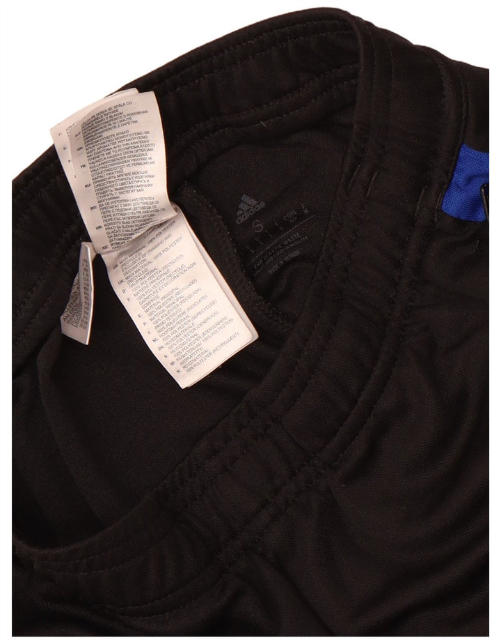 Męskie spodnie dresowe Adidas Aeroready, małe, czarne, z blokami kolorów, z poliestru