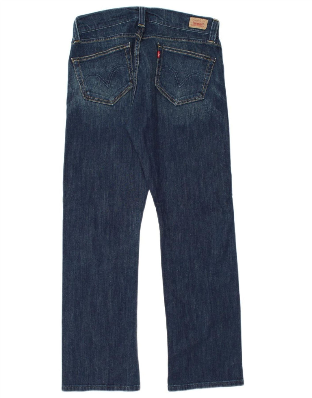 Dżinsy damskie LEVI'S 504 Tilted Straight US 13 Large W34 L30 Niebieskie bawełniane