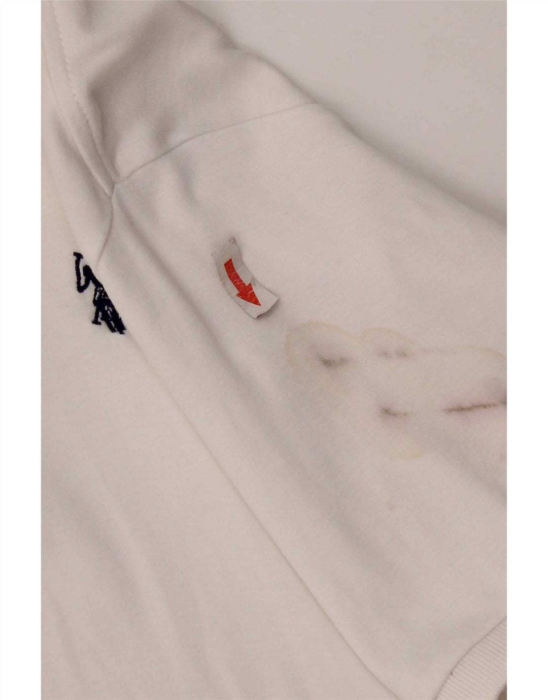 US Polo Assn. Koszula męska, średnia, biała, bawełniana