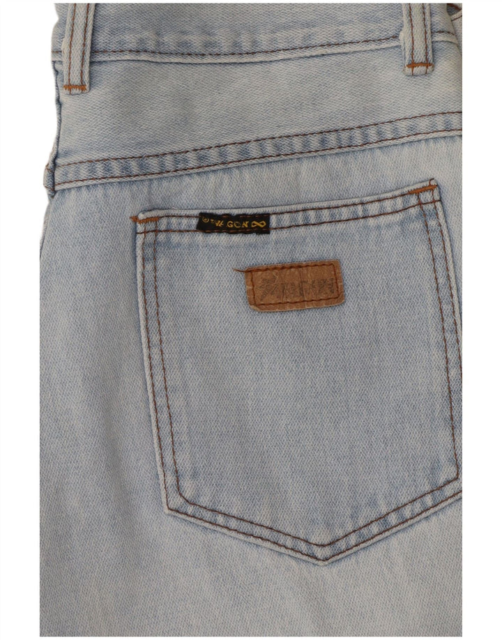 Damskie jeansy z wysokim stanem VINTAGE W26 L26 Niebieskie