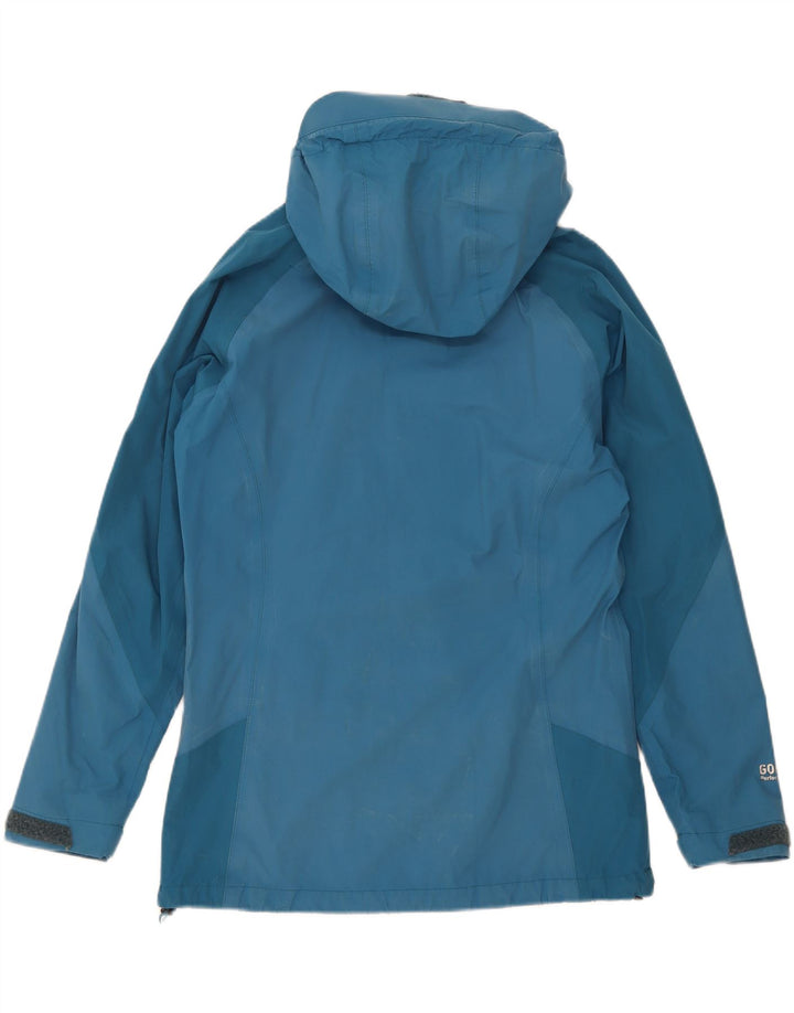 Damska kurtka przeciwdeszczowa z kapturem oversize Berghaus UK 10 Small Blue Colourblock
