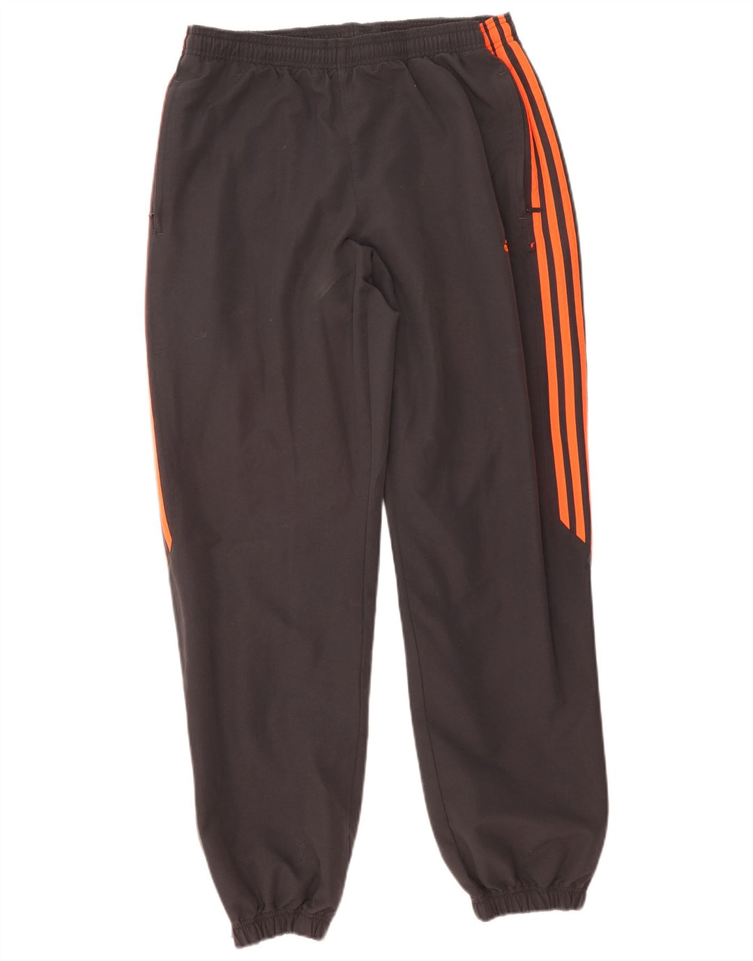 Męskie spodnie dresowe Adidas, duże, szare, poliestrowe