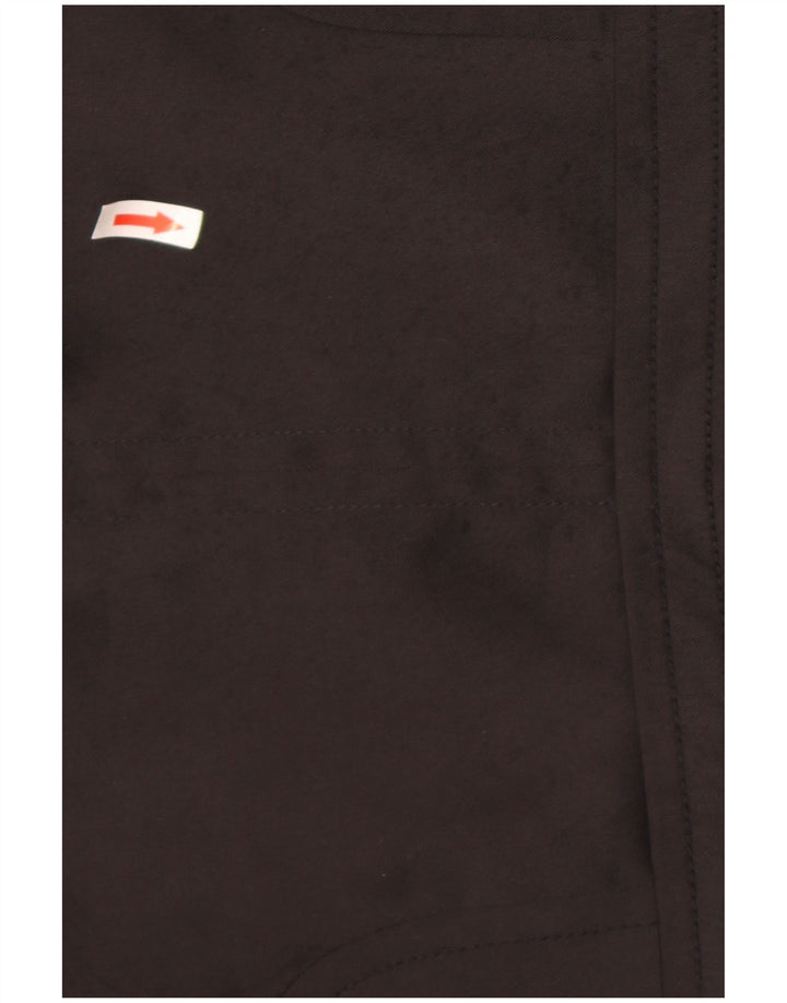 Bolerko damskie Zara z rękawem 3/4 i zapinanym na 3 guziki UK 14, duże, czarne, bawełniane