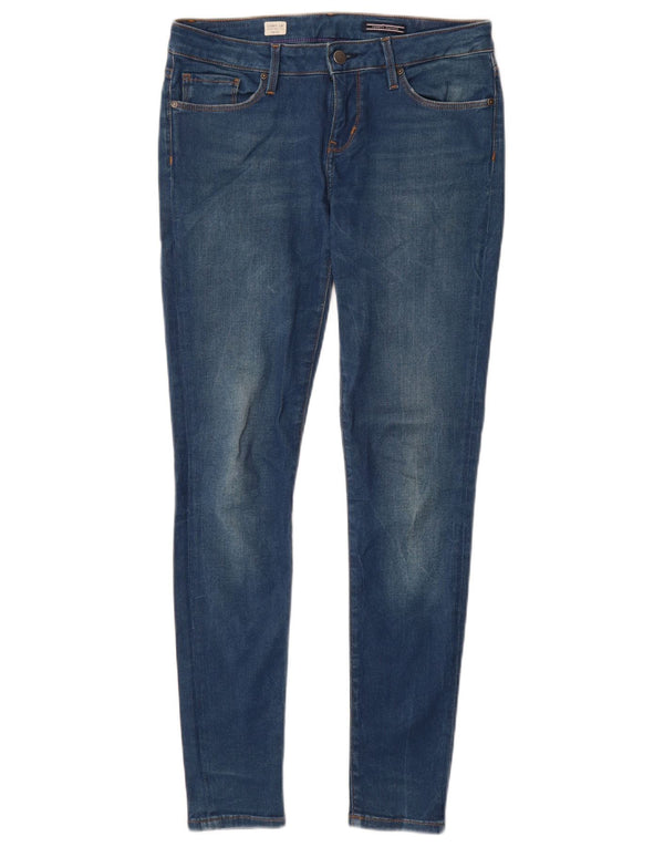 Damskie jeansy Jeggings Tommy Hilfiger Como LW W28 L29 Niebieska bawełna