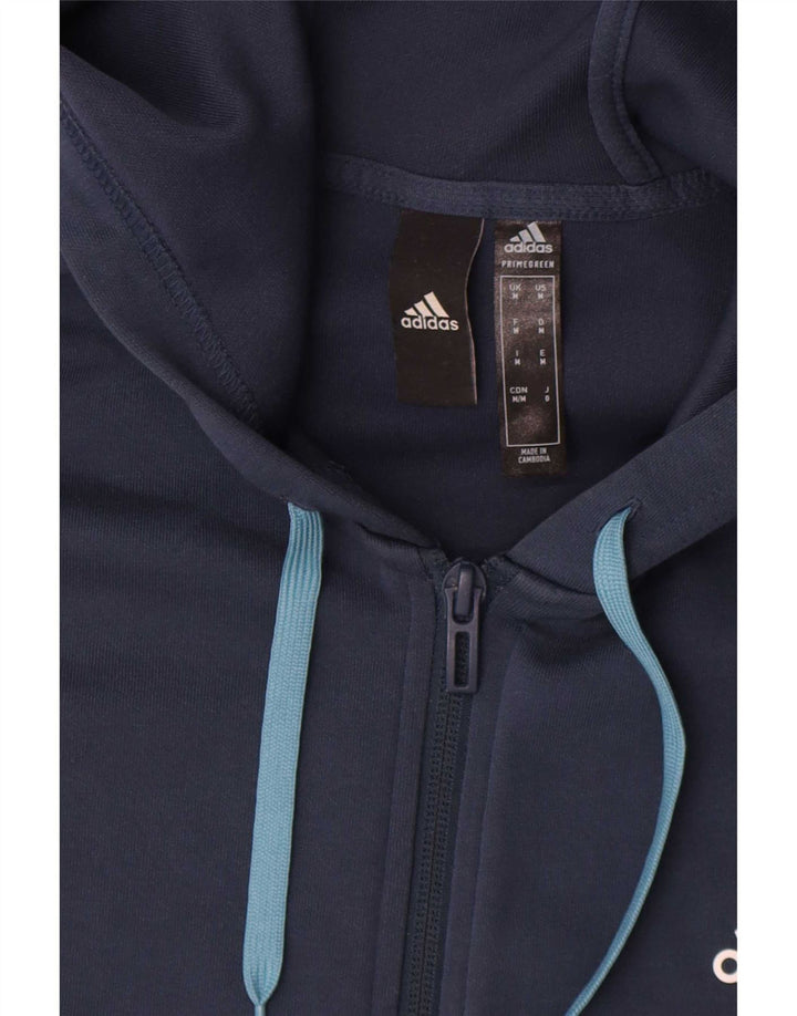 Męska kurtka dresowa Adidas Aeroready, średnia, granatowa, z blokami kolorów
