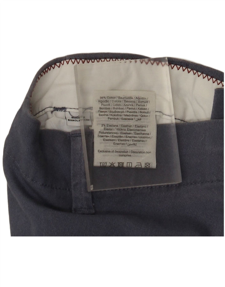 Męskie spodenki chino Jack & Jones, średnie W32, granatowe, bawełniane