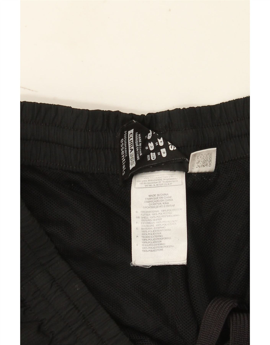Męskie spodnie dresowe Adidas Clima 365 Capri, średni czarny poliester