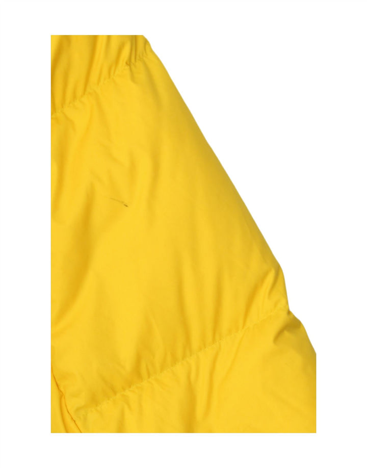 FILA Womens Padded Jacket UK 14 Medium Yellow Nylon