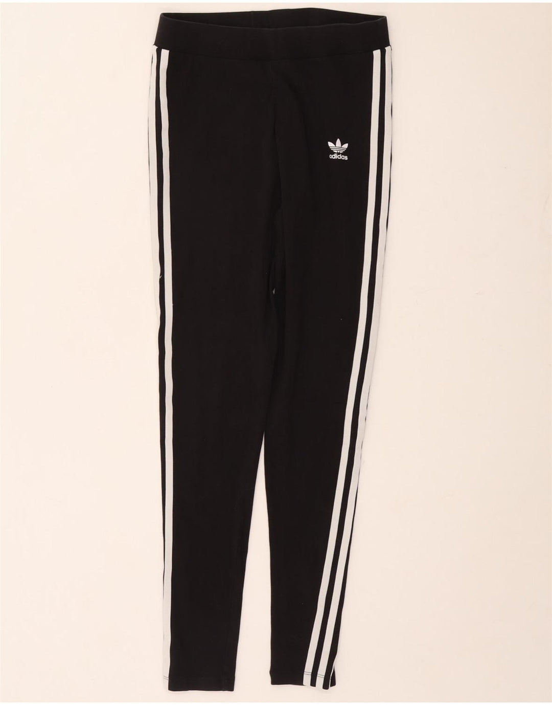 Legginsy Damskie Adidas UK 10 Małe Czarne Bawełniane