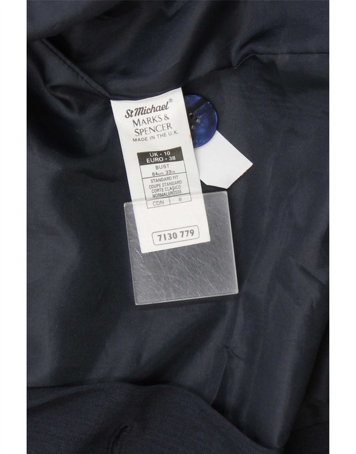 Marks & Spencer Damska marynarka St. Michael Blazer UK 10, mała, granatowa