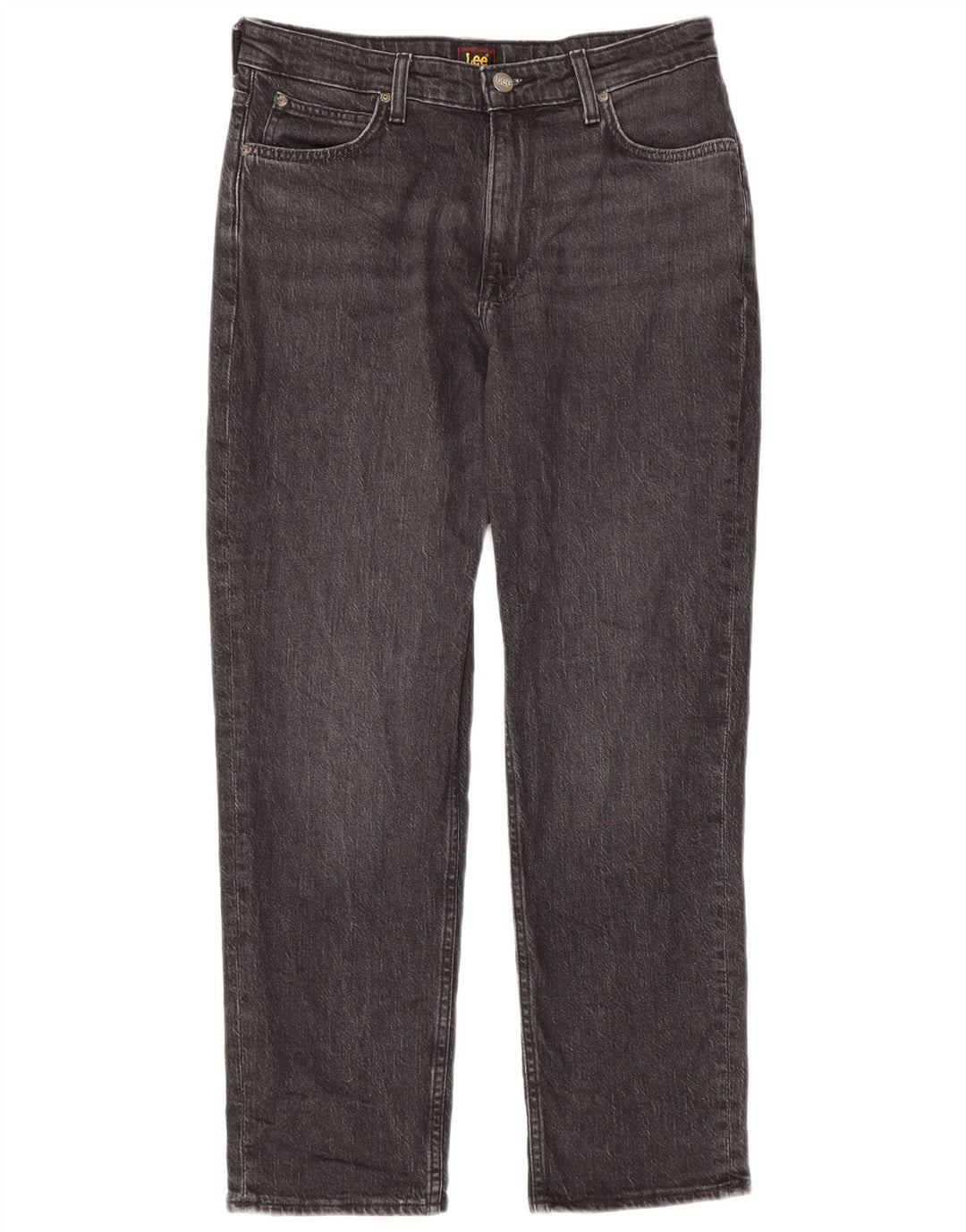 Damskie jeansy Lee Carol Straight W29 L26 Szare bawełniane