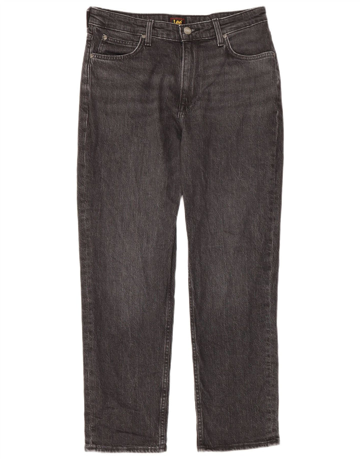 Damskie jeansy Lee Carol Straight W29 L26 Szare bawełniane