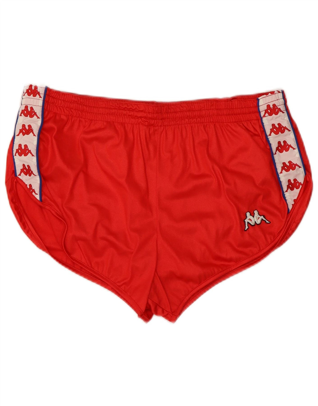 Dwuczęściowy damski zestaw graficzny Kappa IT 46, duży czerwony poliamid w blokach kolorów