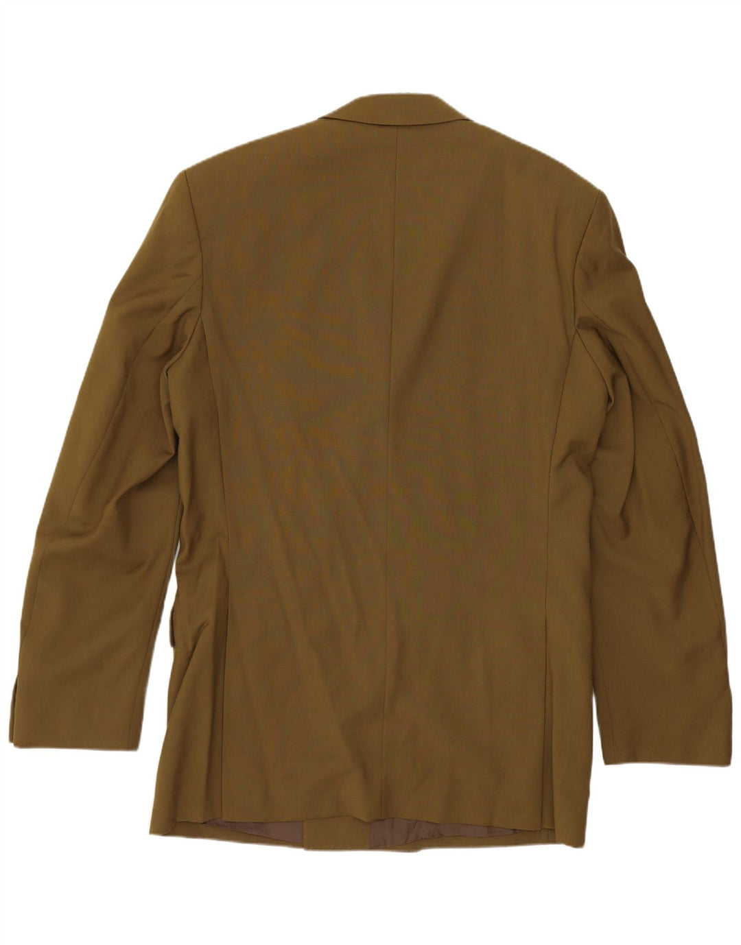 Vintage męska marynarka dwurzędowa UK 38 Medium Khaki, nowa wełna