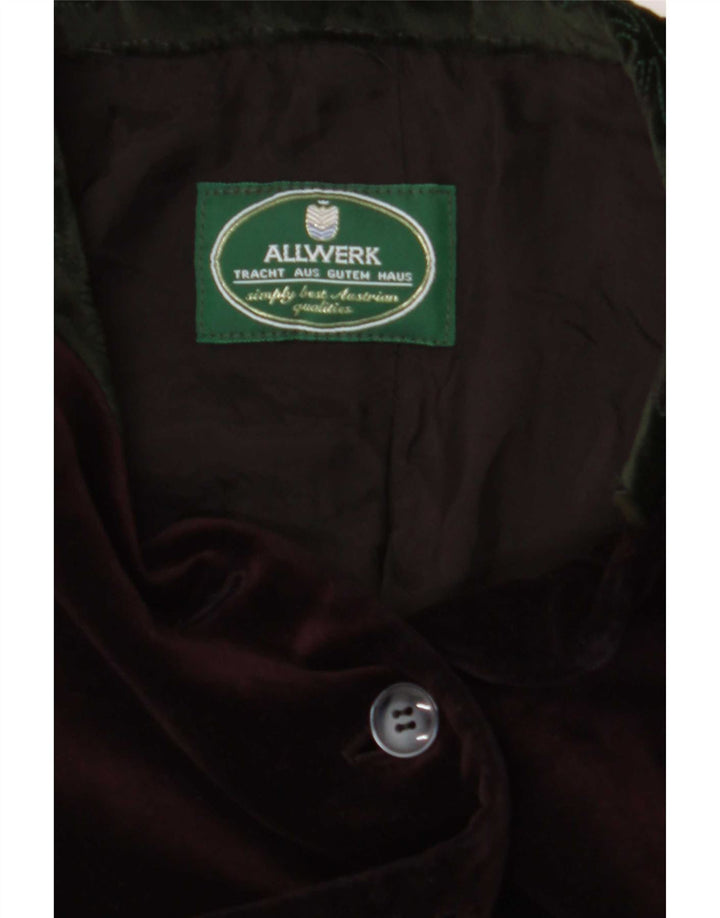 Damska marynarka Allwerk Longline zapinana na 6 guzików UK 12 Medium Burgundy