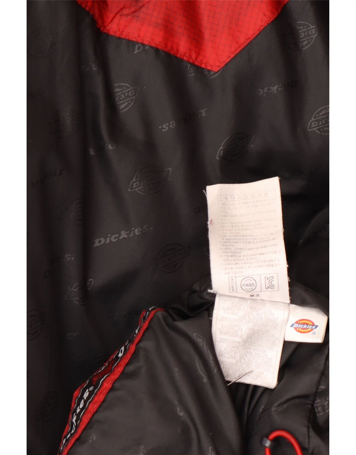 Męska ocieplana kurtka z kapturem Dickies UK 38 Nylon w kolorze średniej czerwieni