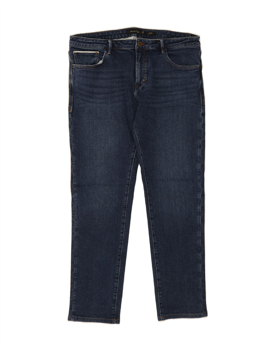 MASSIMO DUTTI Womens Slim Jeans EU 46 2XL W38 L31 Blue Vintage Massimo Dutti and Second-Hand Massimo Dutti from Messina Hembry 