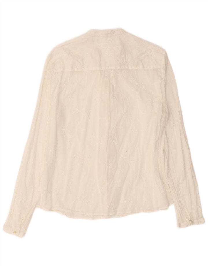 Koszula damska Massimo Dutti EU 44 XL w kolorze złamanej bieli w kwiaty