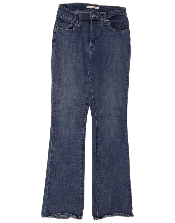 Damskie jeansy LEVI'S 725 z wysokim stanem Bootcut W29 L32 niebieskie