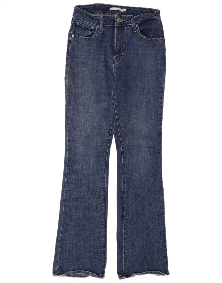 Damskie jeansy LEVI'S 725 z wysokim stanem Bootcut W29 L32 niebieskie