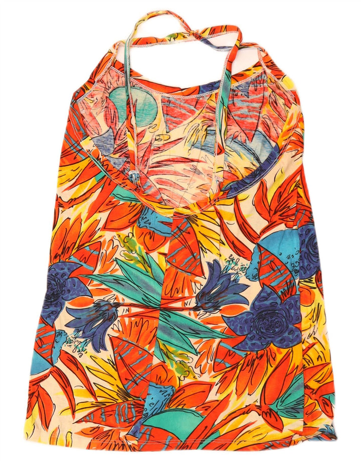 Damski top na ramiączkach Fiorucci IT 42 Średni wielokolorowa bawełna w kwiaty