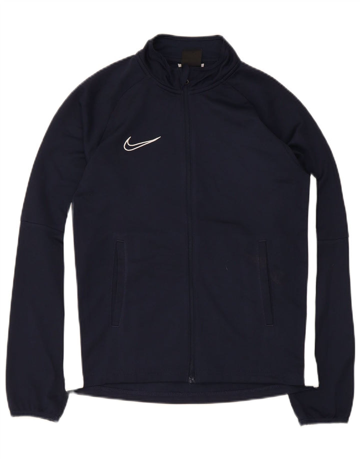 Kurtka chłopięca Nike Dri Fit dresowa, duża, 12-13 lat, granatowa