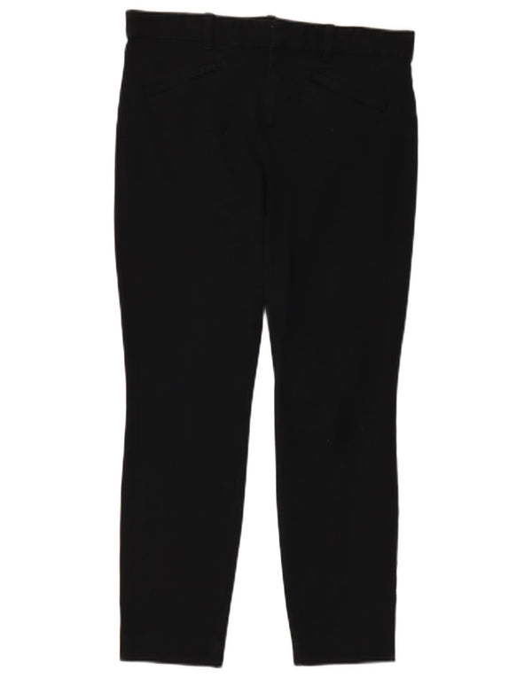 Spodnie damskie Gap Slim Casual UK 8 Small W30 L26 Czarna bawełna