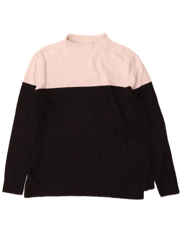 Marks & Spencer Damski sweter z golfem UK 12, średni czarny