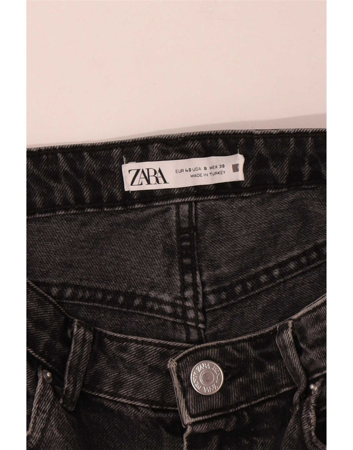Damskie spodenki jeansowe Zara EU 40 Medium W30 czarne