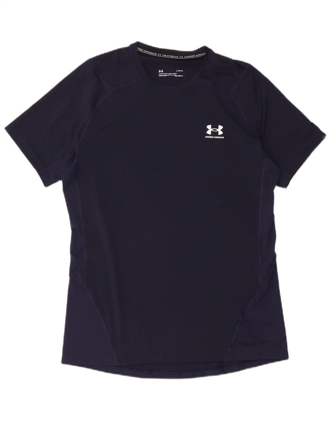 Męska koszulka t-shirt Under Armour Heat Gear, duża, granatowa, z poliestru
