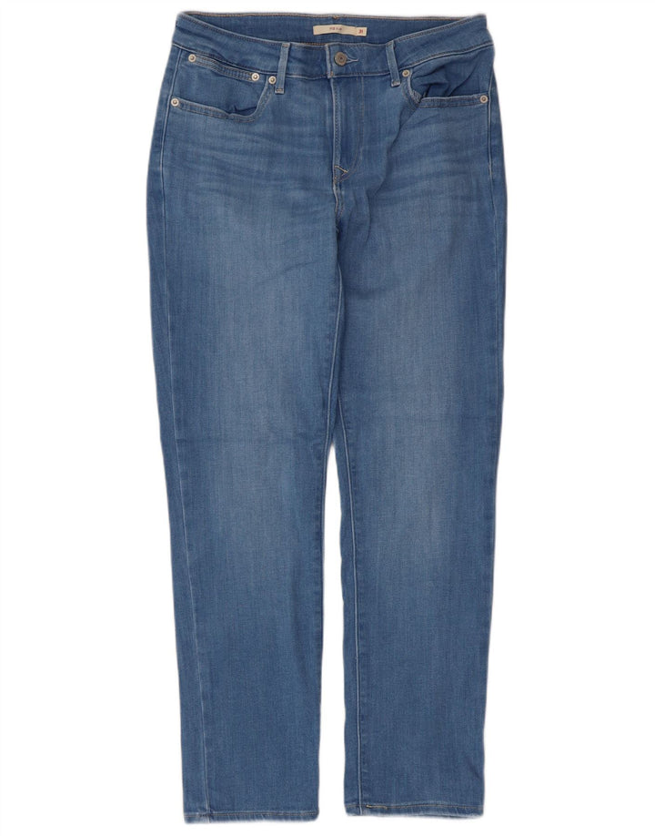 Damskie jeansy LEVI'S 712 Slim W31 L30 Niebieskie bawełniane